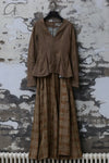Mutedance 24 Autumn and Winter Wool Silk V-neck Dress MD-MD24FW73-colorant-match